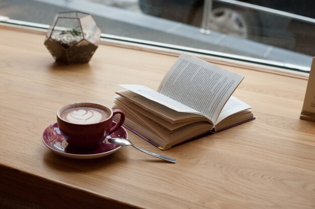 Photo inspiration from coffee and book