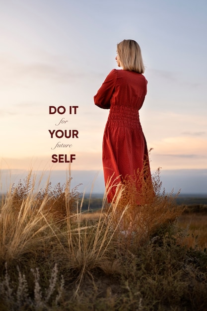 inspirational word collage design