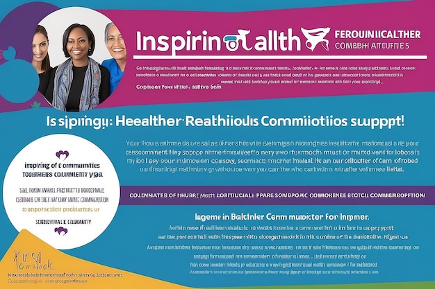 Photo inspiring healthier communities together