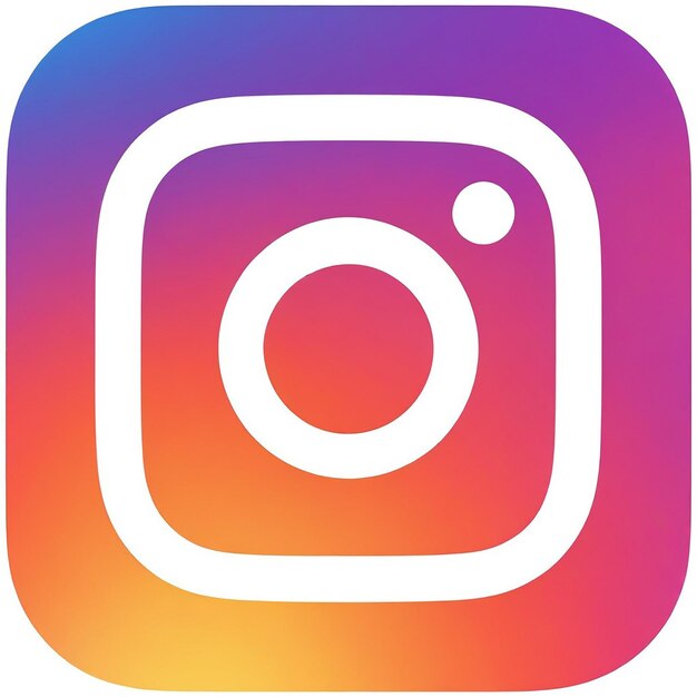 Photo instagram logo illustration icon