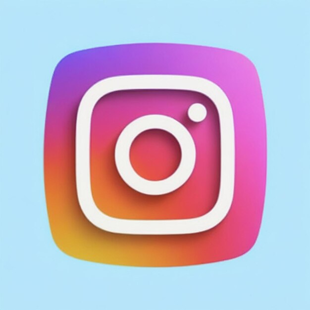  Premium Photo | Instagram logo illustration icon