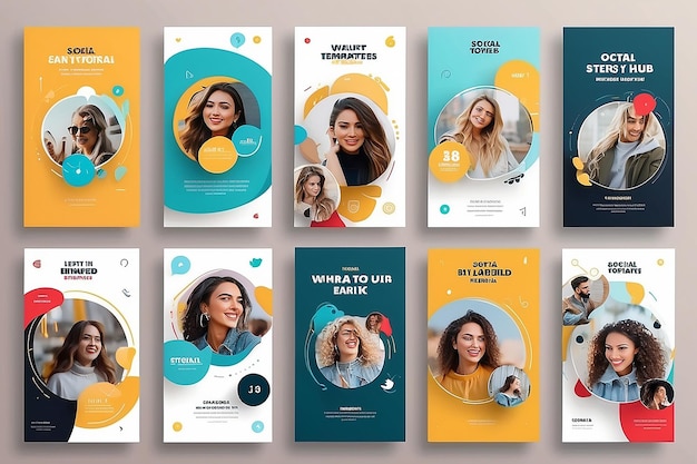 instagram social media stories templates