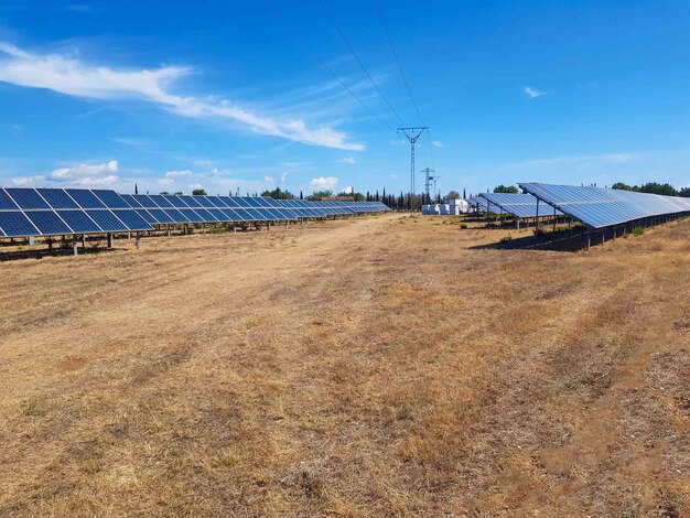 Installation and assembly of solar farms photovoltaic panels\
renewable energy mountains renovation and assembly