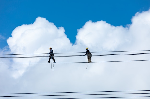 Installation modification high voltage electrical cables