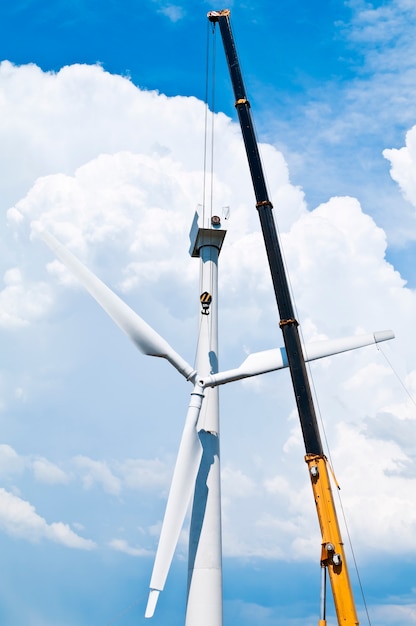 Installation of wind turbines