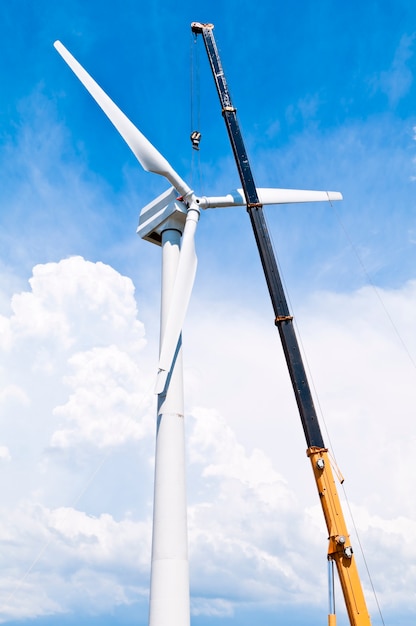 Installation of wind turbines