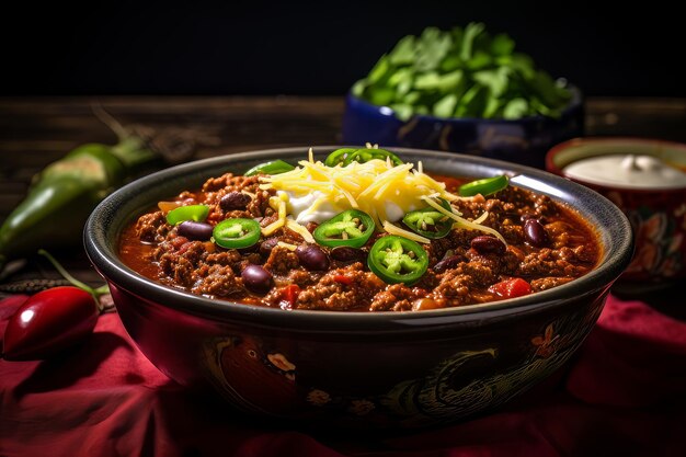 Instant Pot Chili dinner Recipe Food Photo