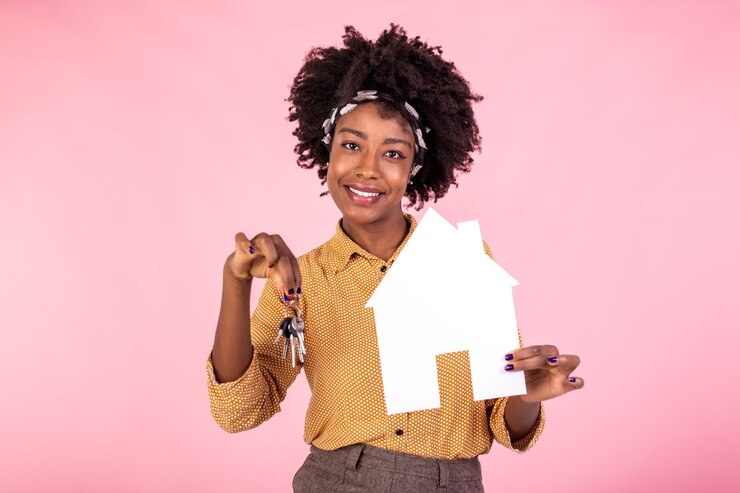 Photo insurance, loan, real estate and family concept