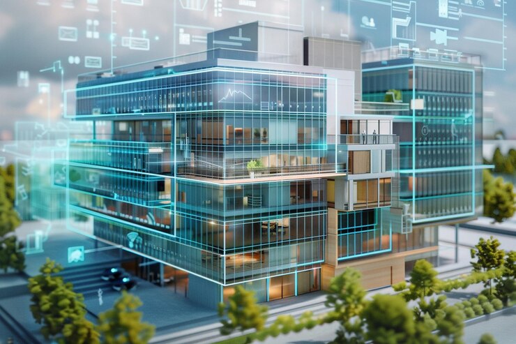 Foto integratie van slimme gebouw kenmerken voor verbeterde generatieve ai