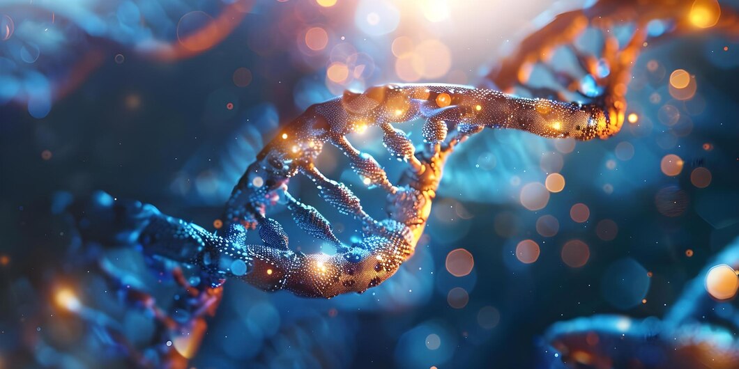 Premium Photo | Integrating Genetics Data with Blockchain A Visual ...