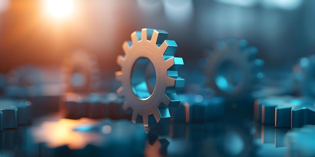 integration of various data sources into a unified crm platform illustrated by interconnected gears concept data integration crm platform interconnected gears unified system data sources