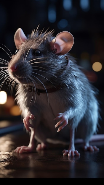 Intelligent rat under scientific observation