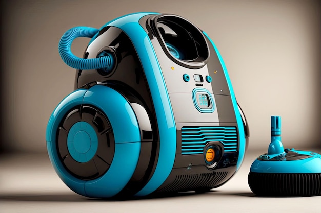Intelligente robots uitgerust met moderne apparaten android robotstofzuigers android generatieve ai