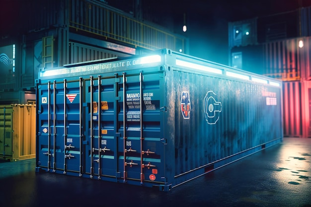 Intelligente zeecontainers uitgerust met geavanceerde sensoren en volgtechnologie stroomlijnen het import- en exporttransportproces