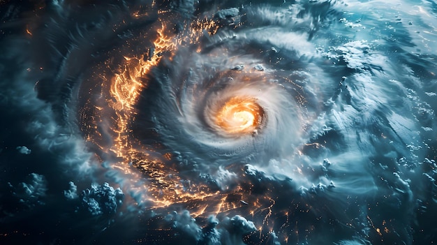 Intense Carbon Cyclone Conveying the Impact of Climate Change and Global Warming