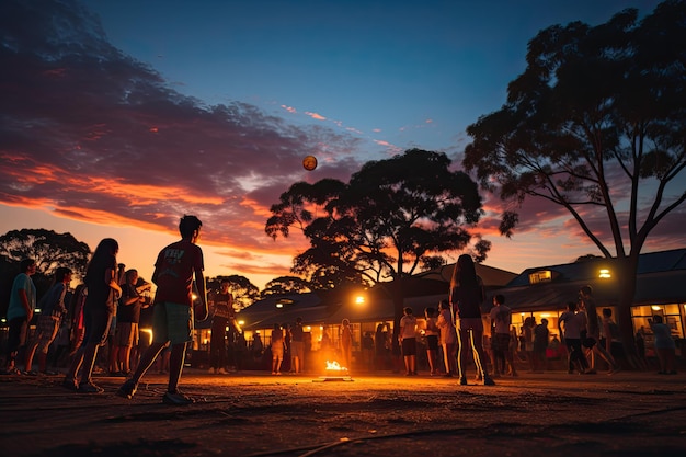 Intense departure of brilliant court basketball generative IA