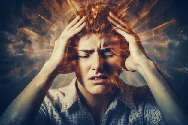 Intense migrainehoofdpijn