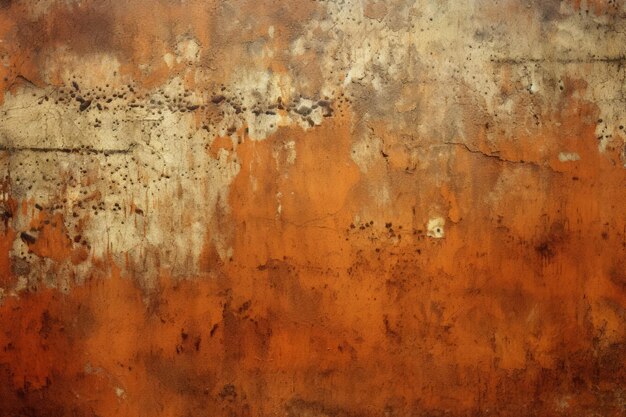 Foto intenso sfondo rust con texture e distressed vintage grunge e acquerello