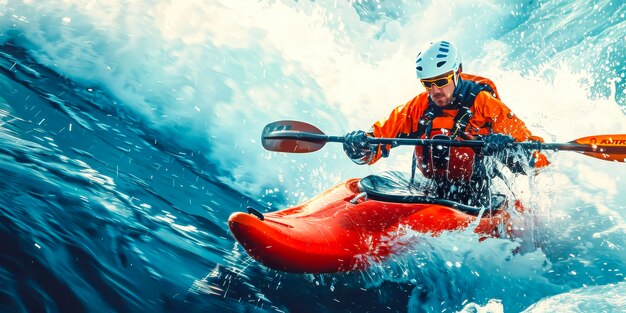 Intense Whitewater Kayaking AdventurexA