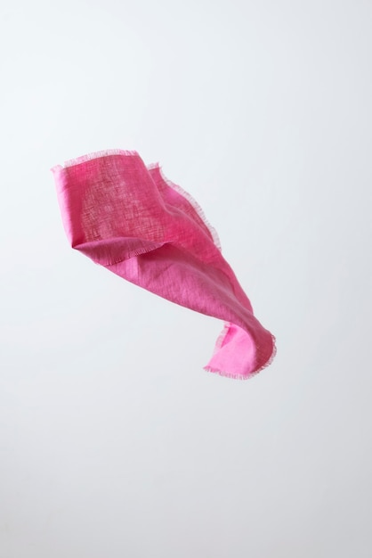 Intensive pink linen napkin