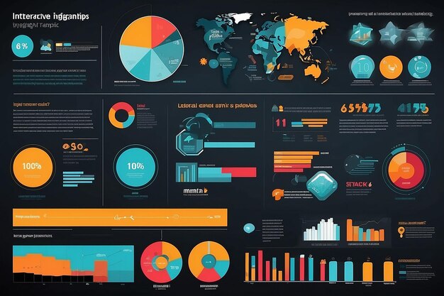 Foto interactieve infographics