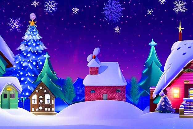 Photo interactive christmas wallpapers design