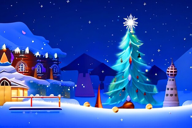 Photo interactive christmas wallpapers design