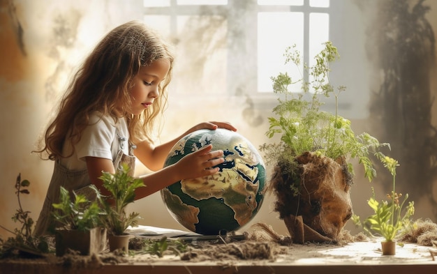 Photo interactive earth day workshops for children