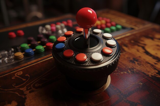 Photo interactive joystick game generate ai