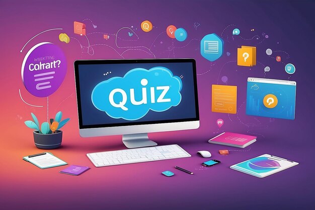 Photo interactive marketing quiz