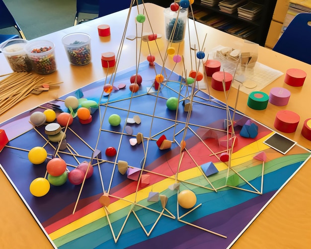 An interactive math lesson with students using manipulatives and engaging in handson activities