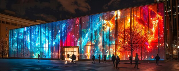 Photo interactive projection mapping installations wallpaper