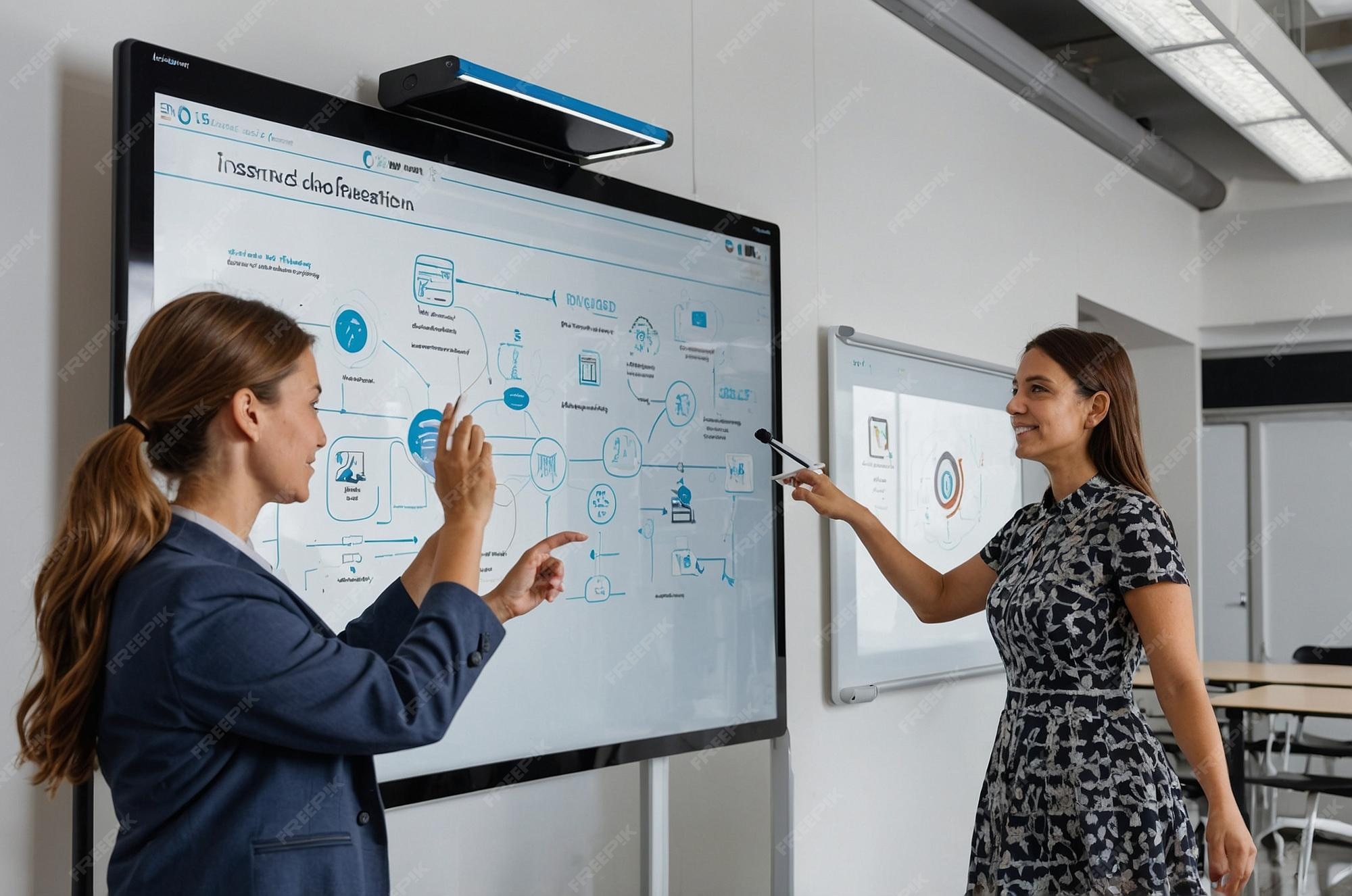 Interactive whiteboard in a smart classroom iot education Circuit Diagram