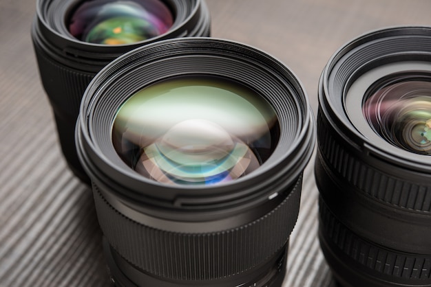 Interchangeable camera lenses