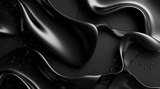 Foto interessant contrast in een abstracte achtergrond met zwarte glanzende matte vormen voor een moderne allure