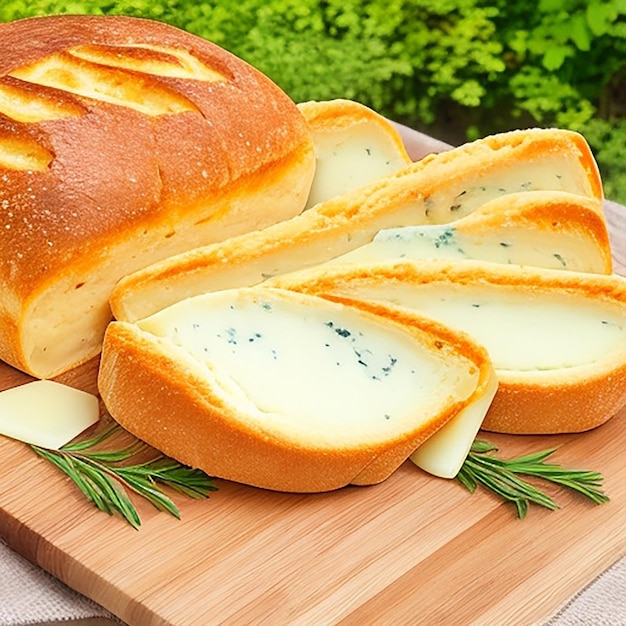 Interesting cheese bread