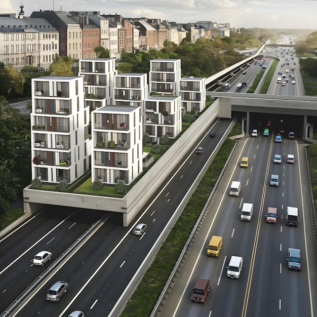 덴마크 코펜하겐의 주요 거리의 흥미롭고 현실적인 사진