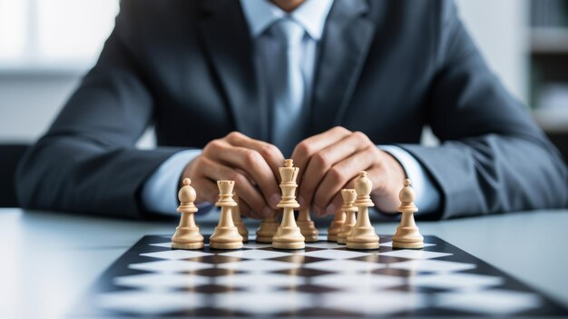 Intergenerational Connection A Captivating Game of Chess Outdoors