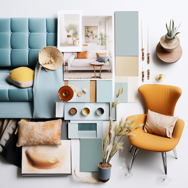 Foto interieur elegantie home design moodboard