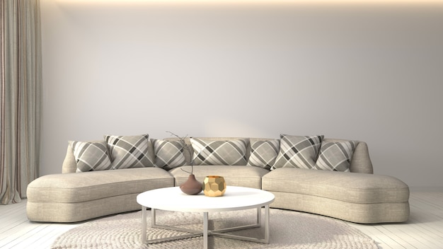 Interieur met sofa