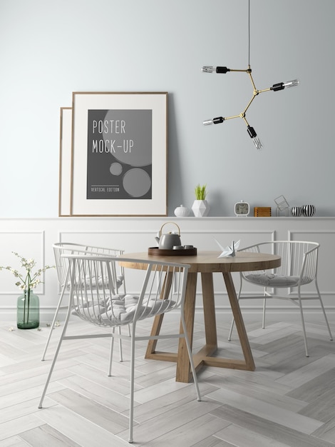 Interieur modern design kamer 3D illustratie