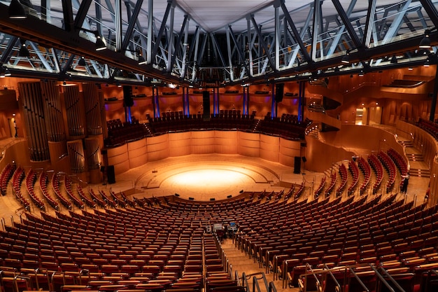 Foto interieur van de filharmonie van keulen duitsland