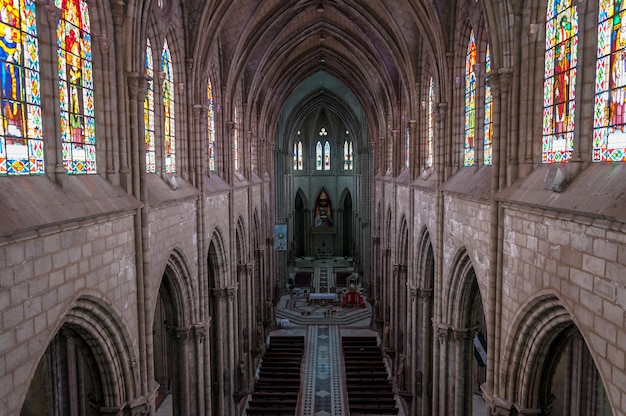 Interieur van de kerk