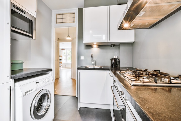 Interieur van de keuken thuis