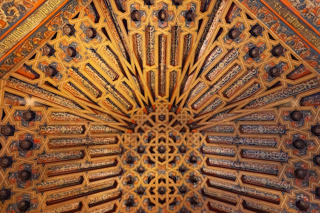 Foto interieur van de madrasa, granada, spanje