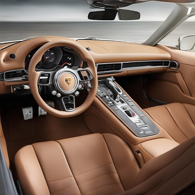 Interieur van de Porsche Cayenne