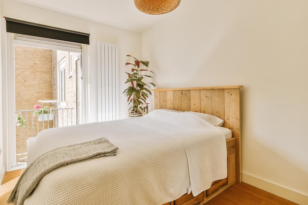 Interieur van de slaapkamer