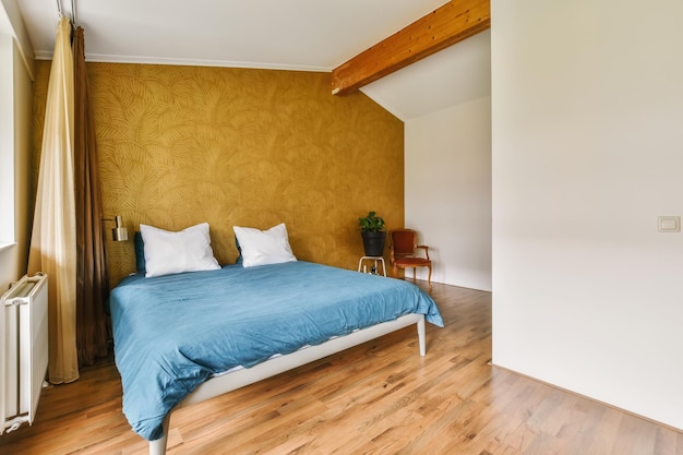 Interieur van de slaapkamer
