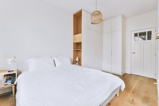 Interieur van de slaapkamer