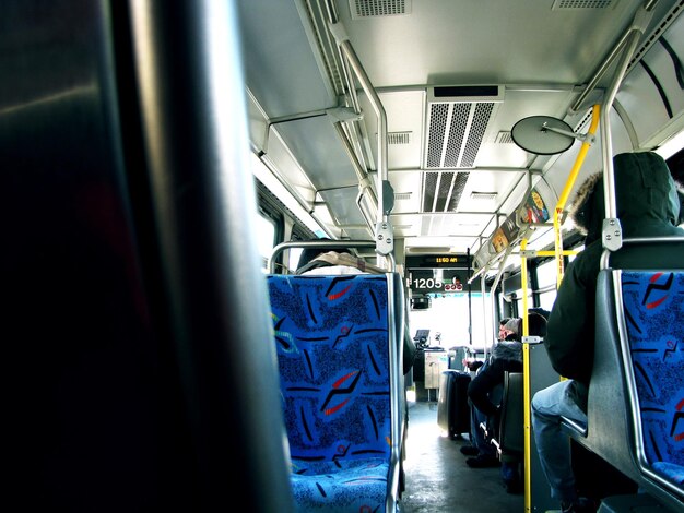 Interieur van de trein